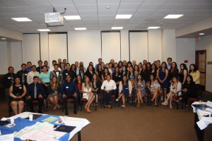 Thirty-two students were matched with mentors at the annual dinner. 