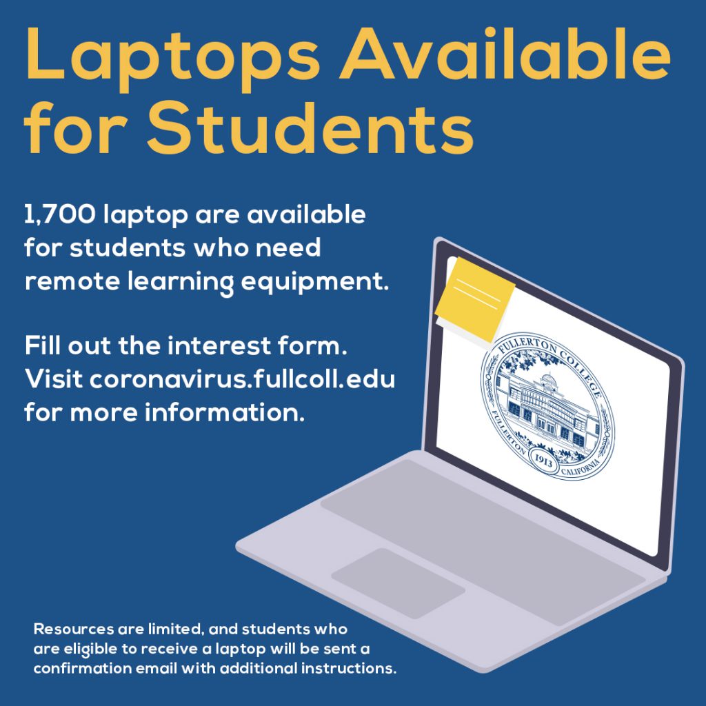 Laptops Available to Students Fullerton College News Center