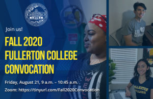 Join via Zoom: https://tinyurl.com/Fall2020Convocation