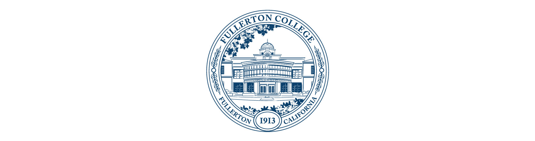 Image of the Fullerton College blue seal logo
